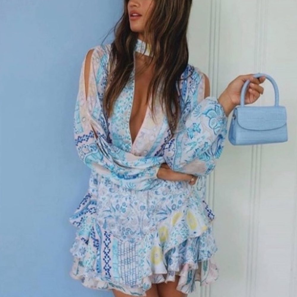 Hemant & Nandita Sakura mini dress